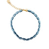 My One And Only Anklet - Liquid Metallic Ocean Blue