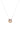 Crystal Glow Square Necklace - Metallic Coconut Linen Glow