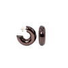 Lara Earrings - Metallic Hershey Kiss