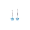 Elise Earrings - Pearl White Sky