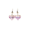 Glow Heart Earrings - Linen Petal