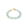 Moonstruck Bracelet - Gold Pale Blue