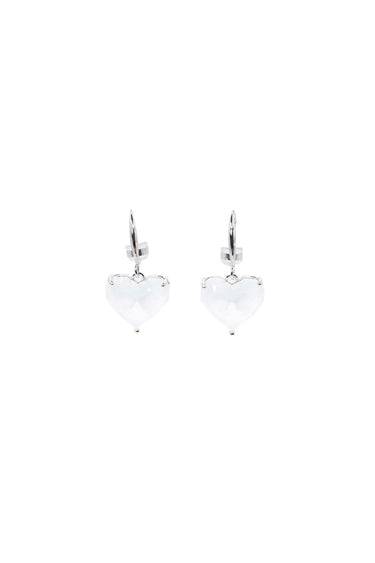 Glow Heart Earrings - Cotton