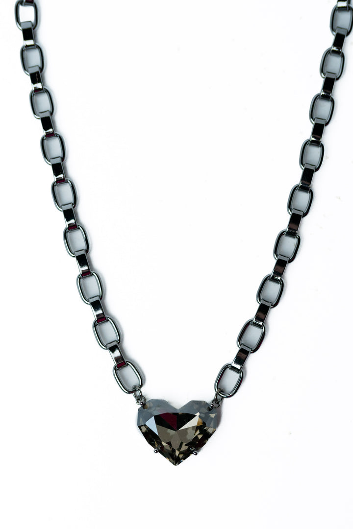 Summer Love Necklace - Gunmetal