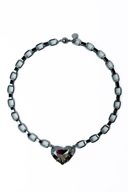 Summer Love Necklace - Gunmetal