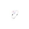 Mini Kat Ring - Silver Ballerina Pink