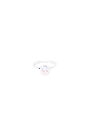 Mini Kat Ring - Silver Ballerina Pink