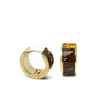 Wild Aura Earrings - Gold Chocolate