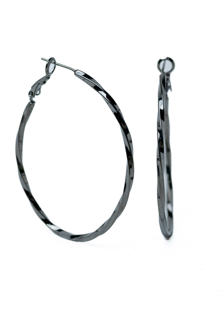 Simply The Best Earrings - Gunmetal
