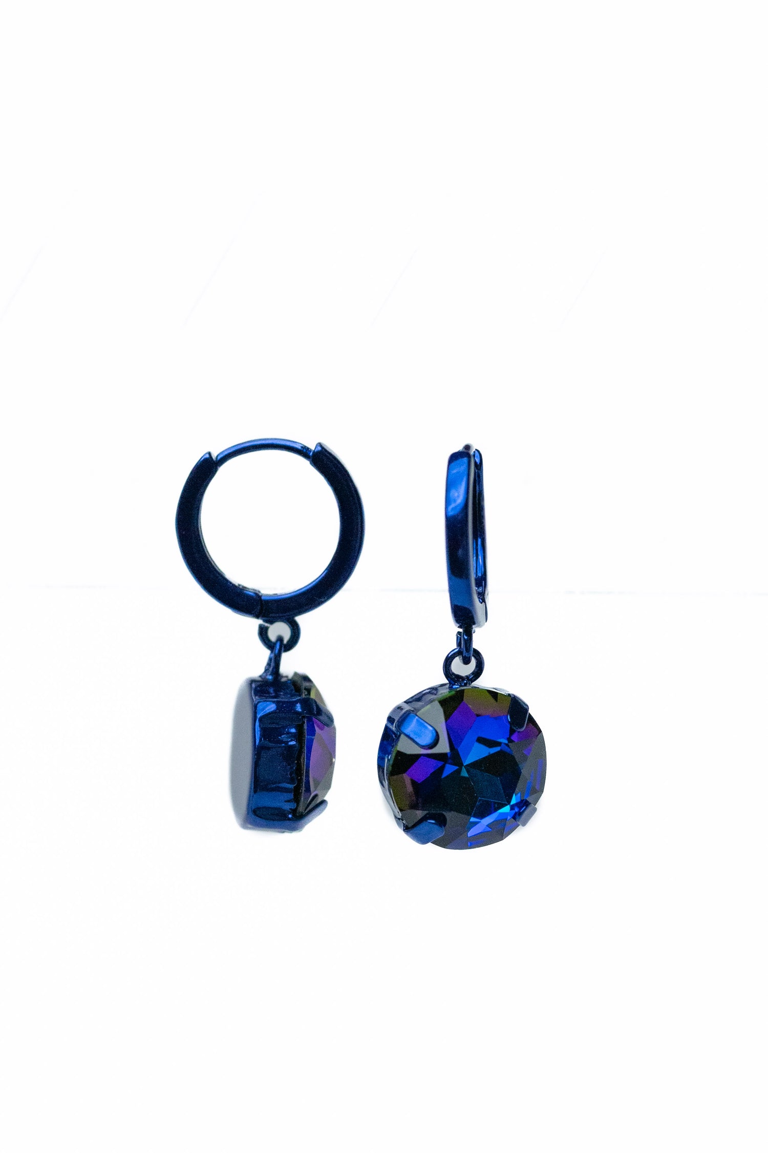 One Way Or Another Earrings - Metallic Midnight