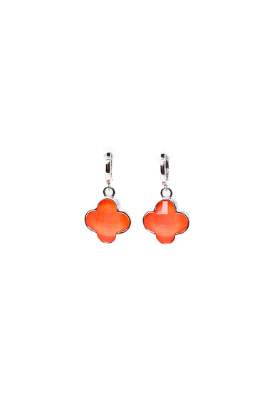 Venice Earrings - Neon Coral