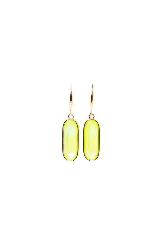 Lightbar Earrings - Neon Yellow