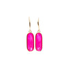 Lightbar Earrings - Neon Pink