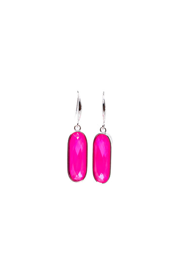 Lightbar Earrings - Neon Pink