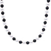 The Polka Dot Necklace - White Black