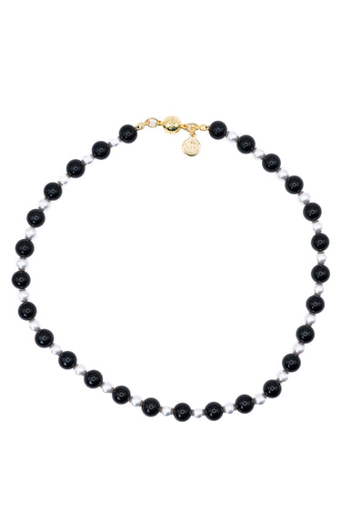 The Polka Dot Necklace - Black White