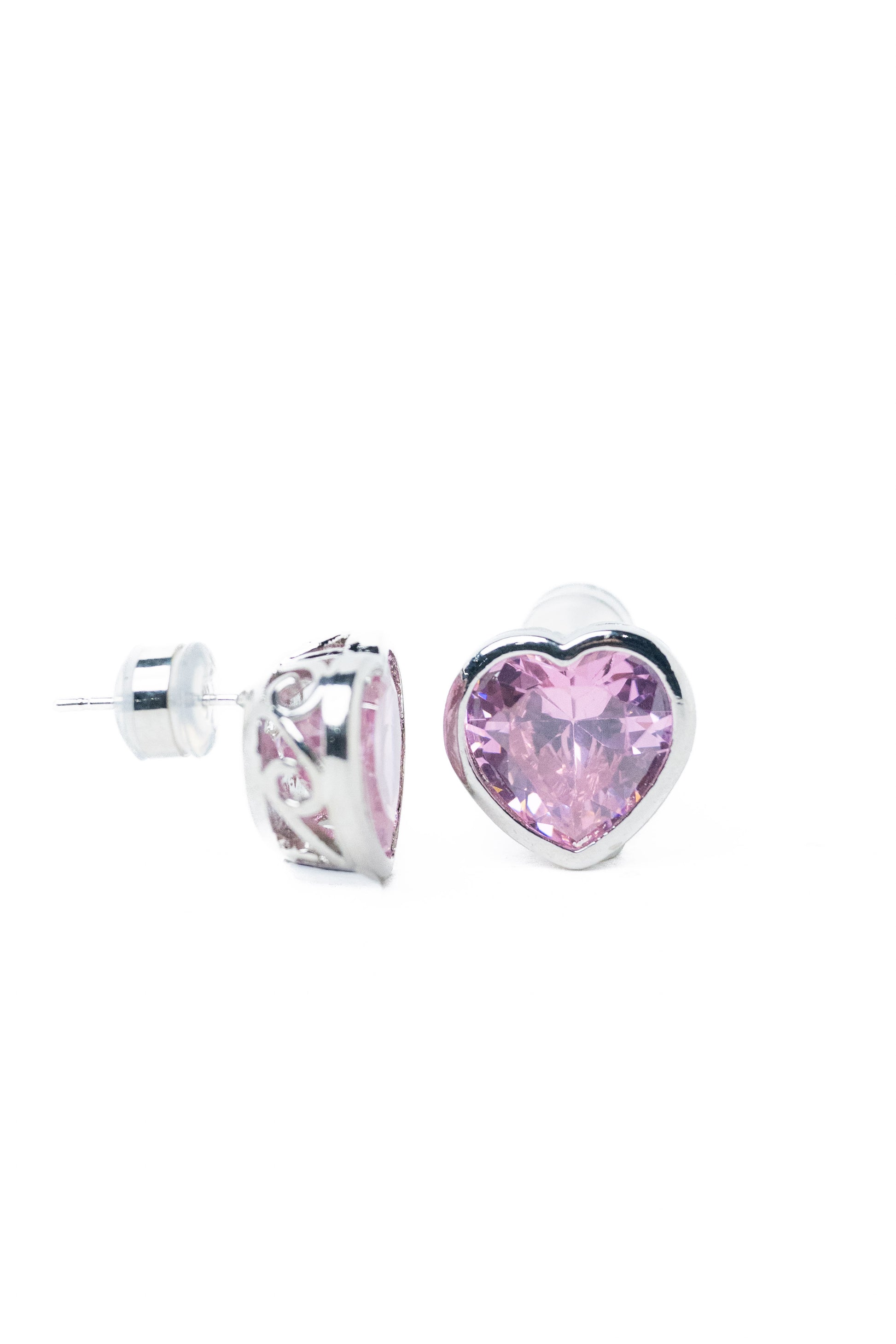 Beverly Earrings - Silver Petal