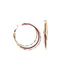 Lany Earrings - Gold Red Velvet