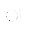 Elowen Earrings - Liquid Metallic Pearl White Champagne Kiss
