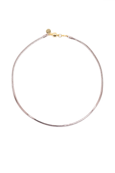 Mini Portia Necklace - Metallic Platinum
