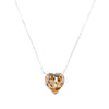 Forever Love Necklace - Liquid Metallic Pearl White Champagne Kiss
