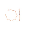 Twirly Earrings - Light Rose Gold