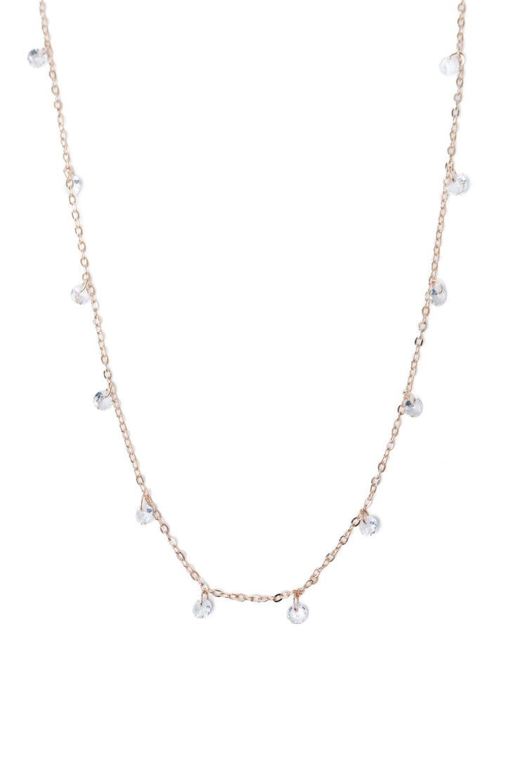 Barely There Necklace - Rose Gold