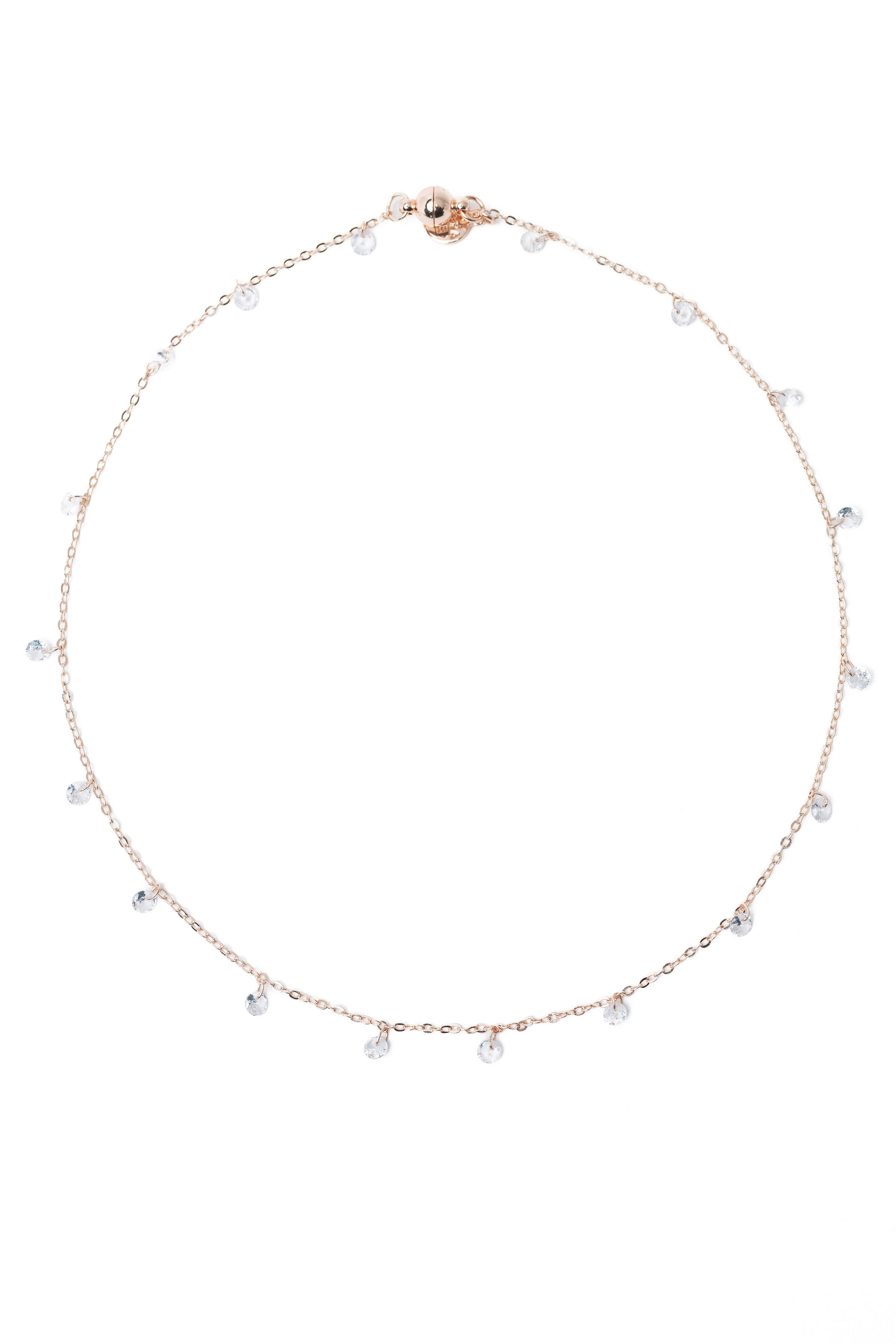 Barely There Necklace - Rose Gold