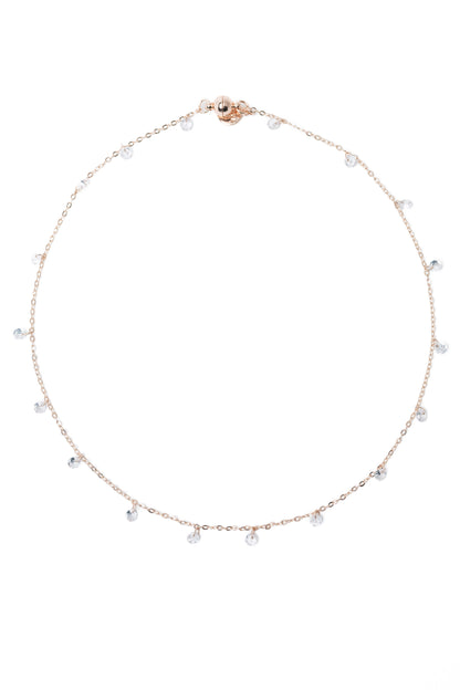 Barely There Necklace - Rose Gold