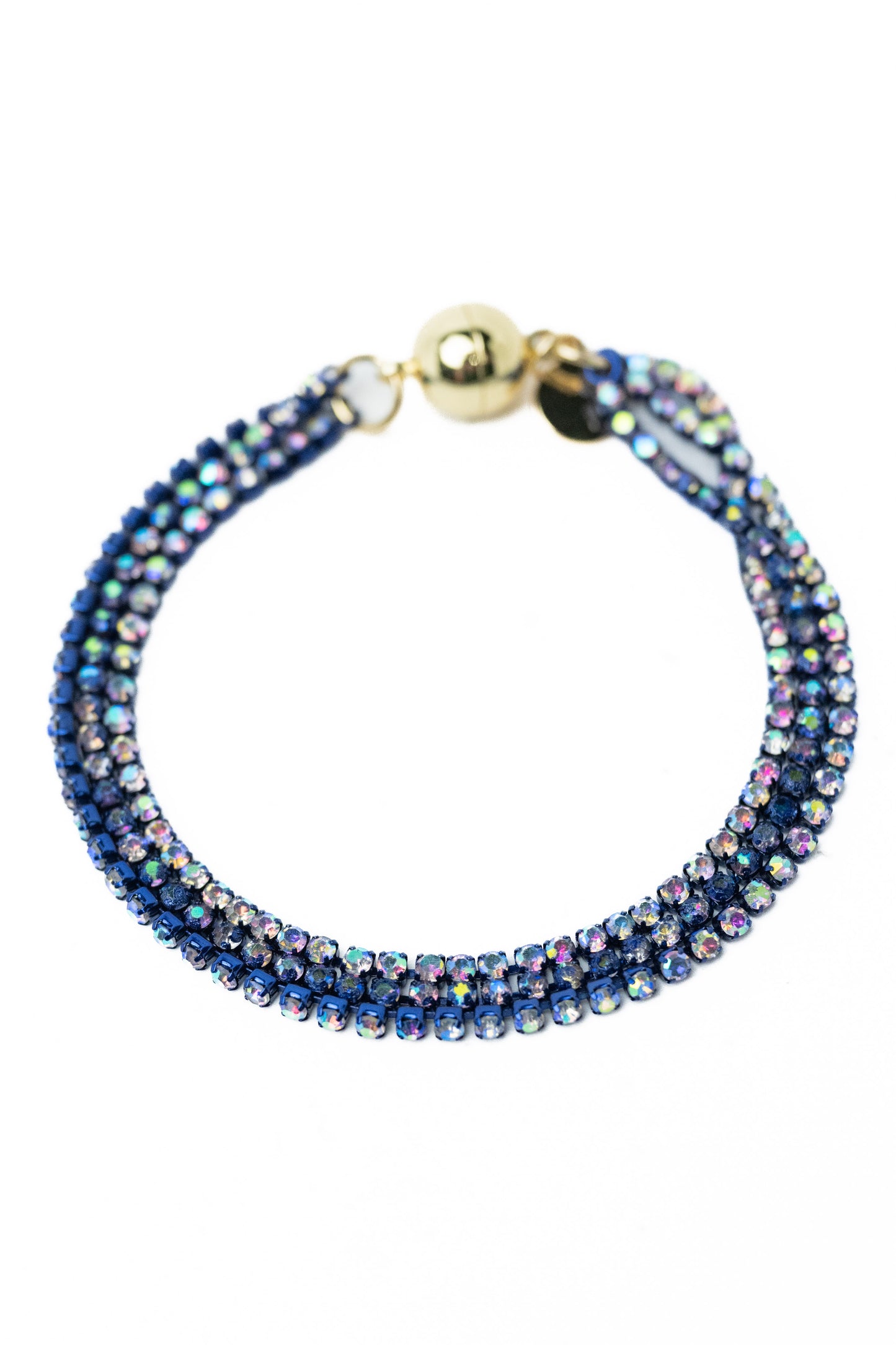 Stitches Bracelet - Metallic Midnight