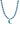 Hollow Moon Necklace - Blue Moon