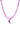Hollow Moon Necklace - Wild Orchid