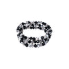 Midnight Skull Bracelet Set - Dark Night