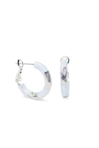 Anaya Earrings - Pearl White