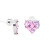 Iconic Love Earrings - Silver Petal