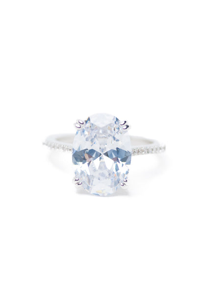 Crystals Bloom Ring - Silver