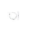 Aniya Earrings - Liquid Metallic Pearl White