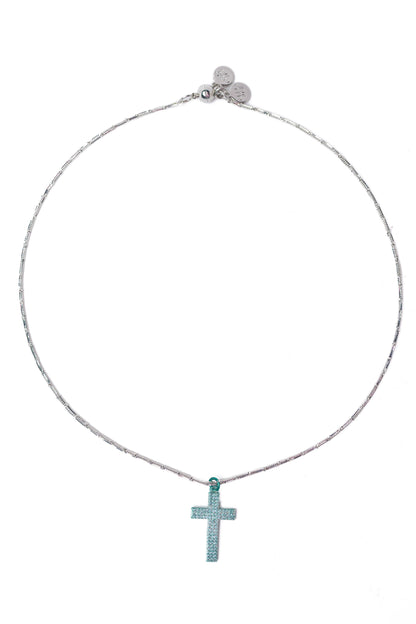 Caia Necklace - Silver Willow