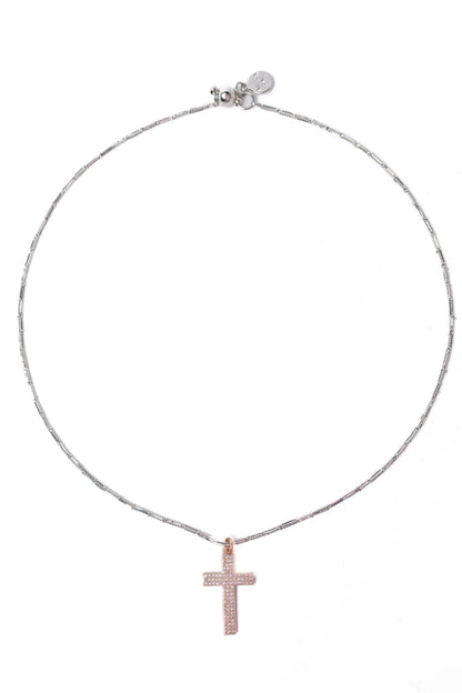 Caia Necklace - Silver Whisper