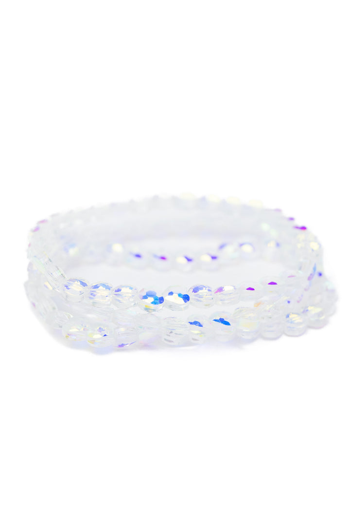 Crazy In Love Bracelet Set - Snow Glow