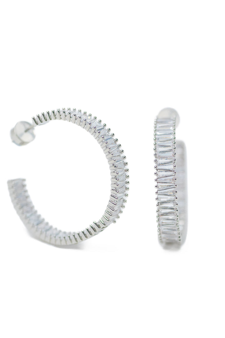 What Happens In Vegas Earrings - Silver