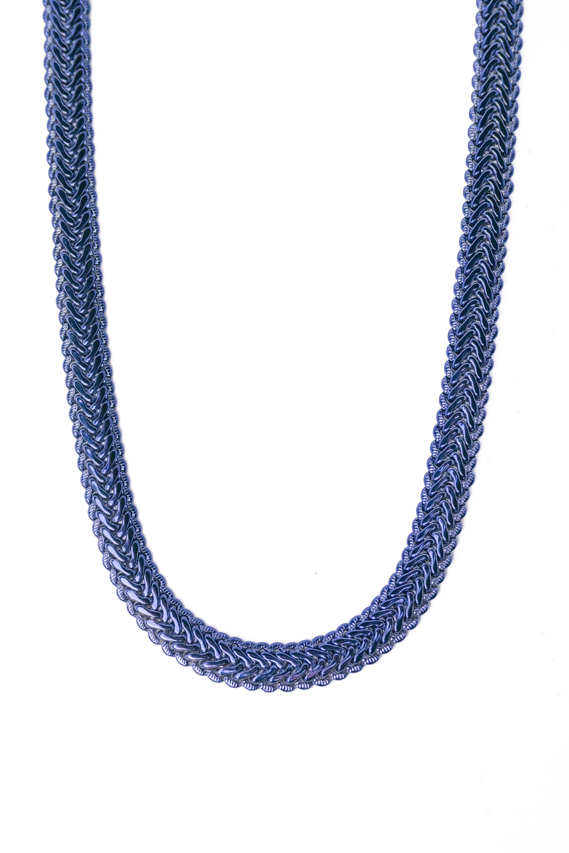 Casino Royale Necklace - Metallic Indigo Moon