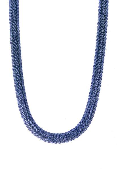 Casino Royale Necklace - Metallic Indigo Moon