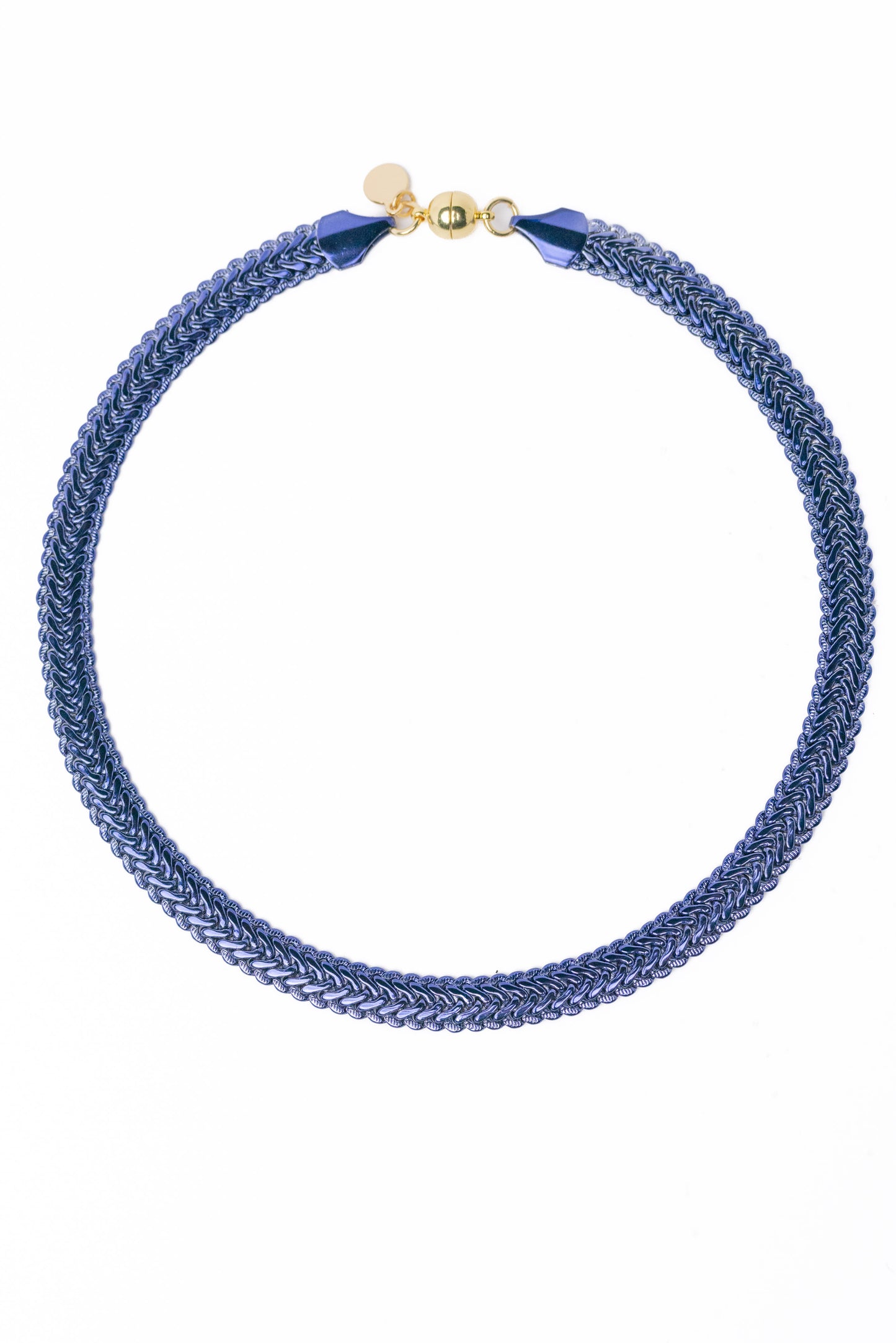 Casino Royale Necklace - Metallic Indigo Moon