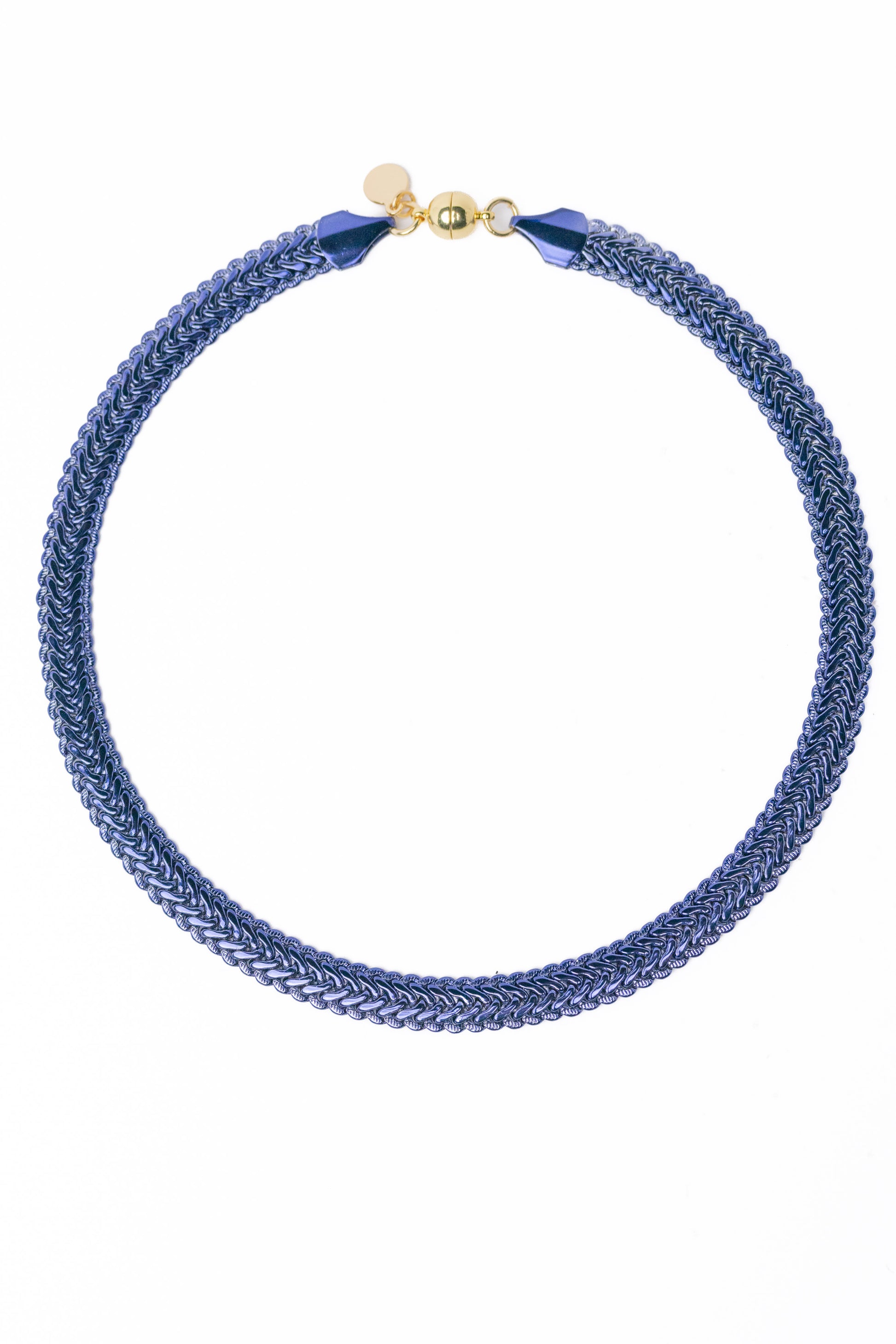 Casino Royale Necklace - Metallic Indigo Moon