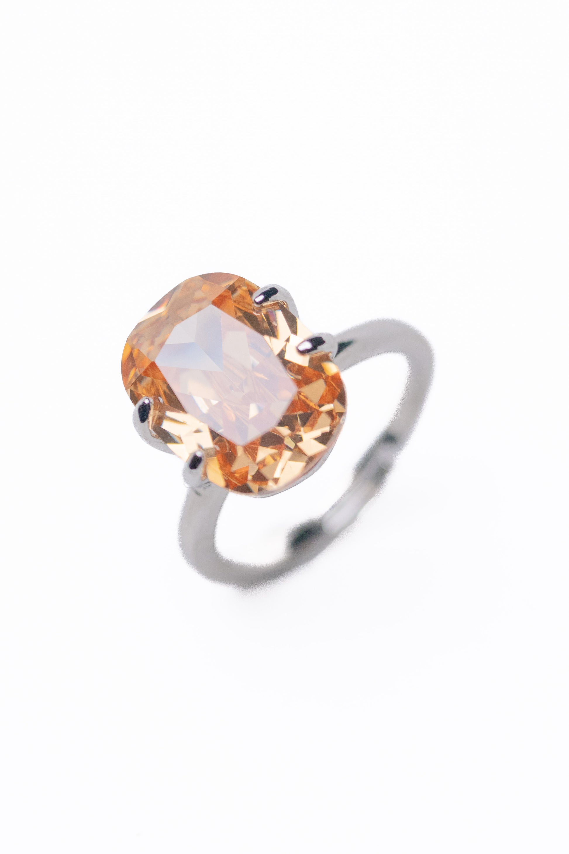 Claire Ring - Silver Champagne