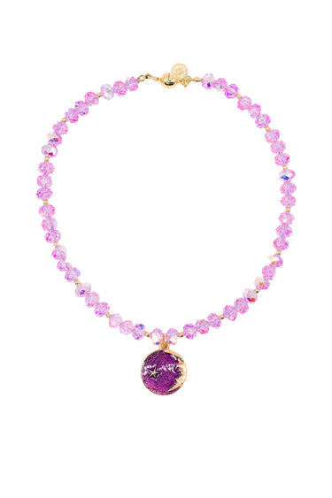 Wicked Moon Necklace - Orchid