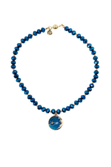 Wicked Moon Necklace - Blue Moon