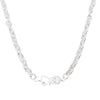 Mini Skully Necklace - Liquid Metallic Pearl White