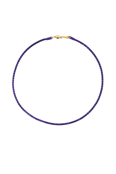 Flashdance Necklace - Metallic Potion Plum